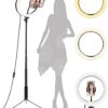 LED Ring Light, 10-Inch, with 7 Ft. Adjustable Tripod Stand, for Photography and Video