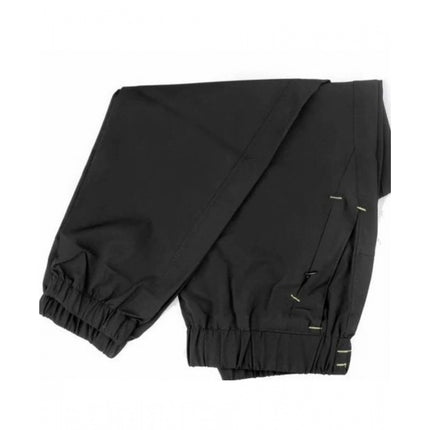 Men's Polyester Solid Track Pant, Lower, Black