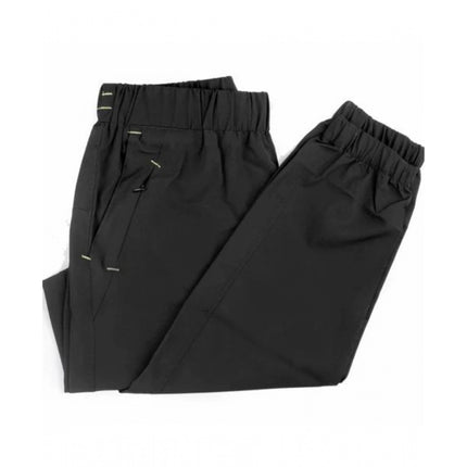 Men's Polyester Solid Track Pant, Lower, Black