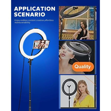 LED Ring Light, 10-Inch, with 7 Ft. Adjustable Tripod Stand, for Photography and Video