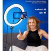 LED Ring Light, 10-Inch, with 7 Ft. Adjustable Tripod Stand, for Photography and Video